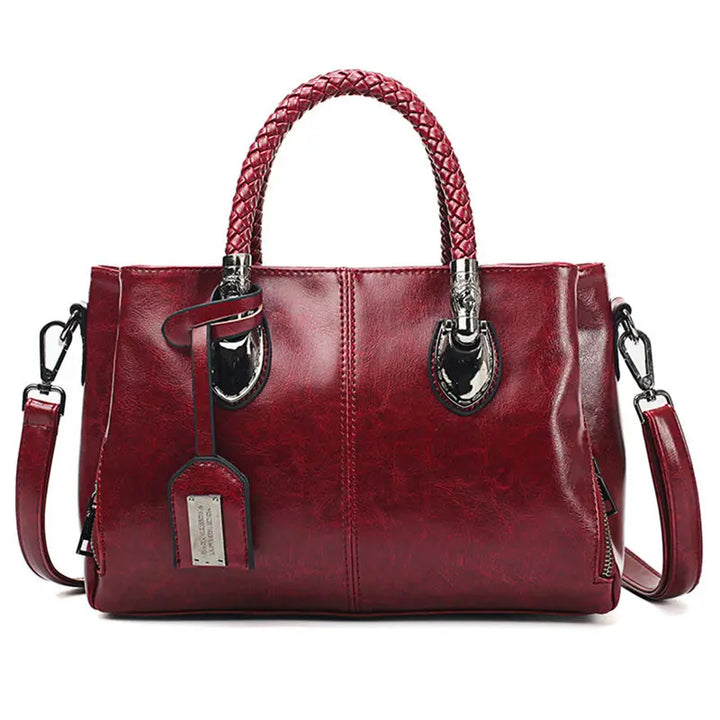 Jarnfrid | Elegante Handtasche für Damen mit geflochtenem Griff