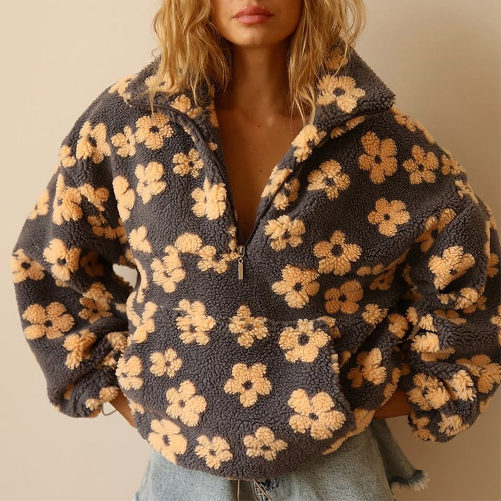 Daisy | Bloom Cozy mit Blumenmuster Weste