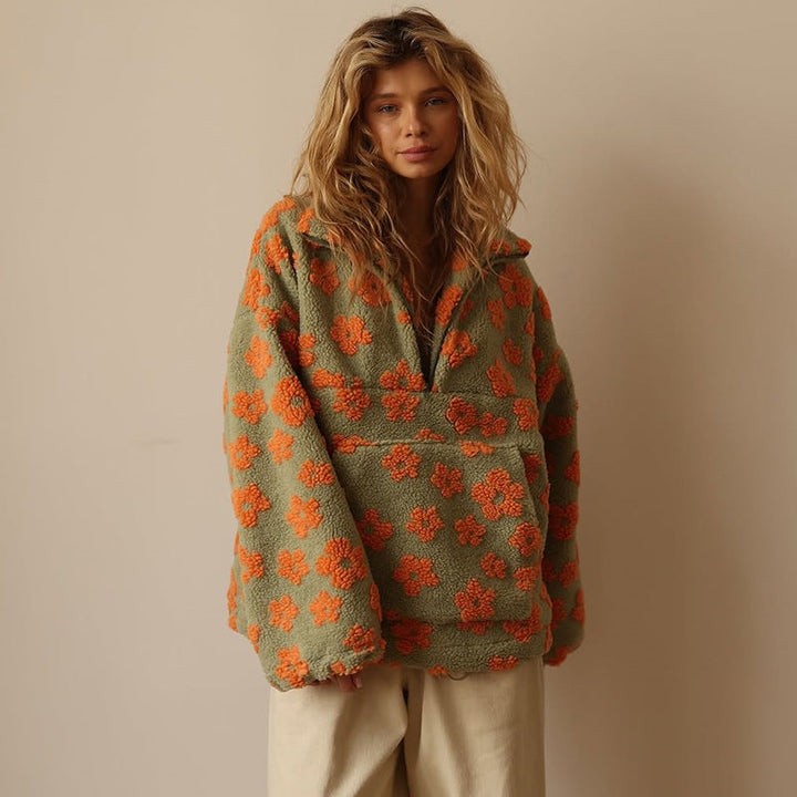 Daisy | Bloom Cozy mit Blumenmuster Weste