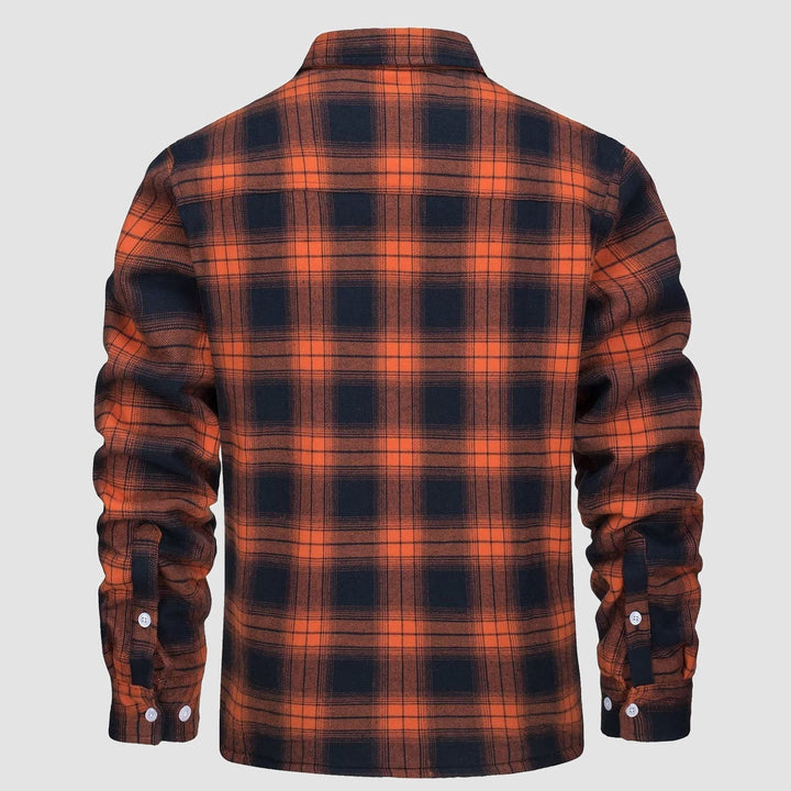 Matteo | Fusion Jacke für Herren mit Karomuster und langen Ärmeln