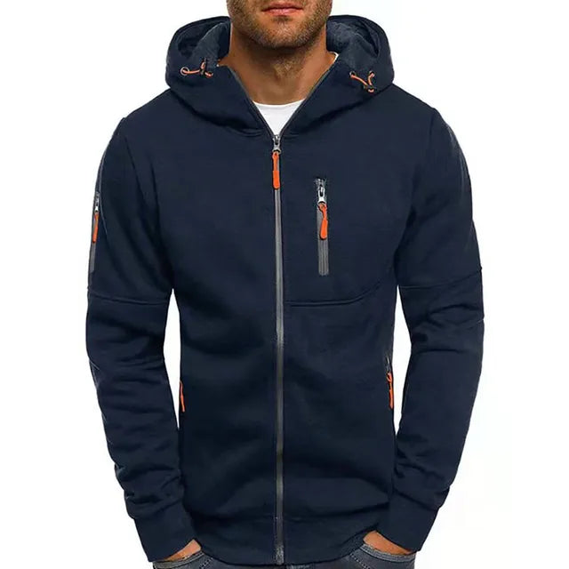 Marco | Stylische Tech-Jacke für Männer für Herren mit Kapuze und langen Ärmeln