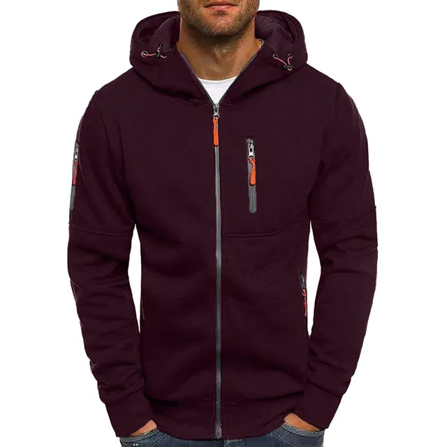 Marco | Stylische Tech-Jacke für Männer für Herren mit Kapuze und langen Ärmeln