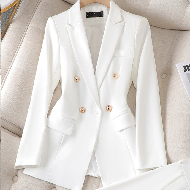 Leonie | Blazer Hosen Set für Damen mit hohem Bund