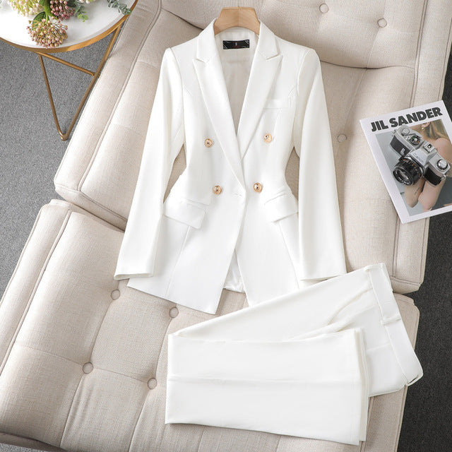 Leonie | Blazer Hosen Set für Damen mit hohem Bund