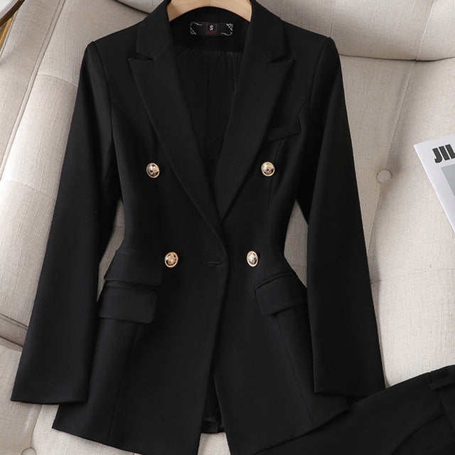 Leonie | Blazer Hosen Set für Damen mit hohem Bund