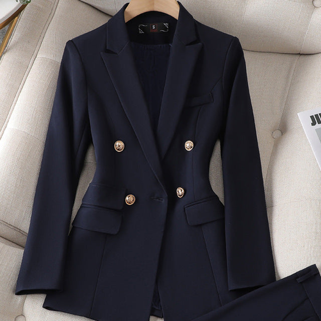 Leonie | Blazer Hosen Set für Damen mit hohem Bund
