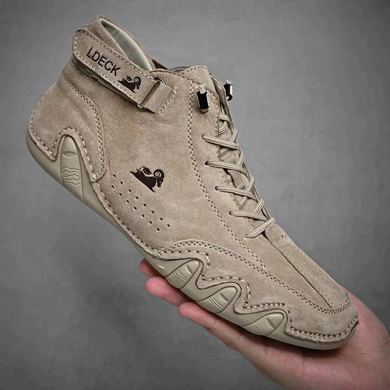 Daniele | Ultra Bequeme Antirutsch Barfußschuhe aus echtem für Herren