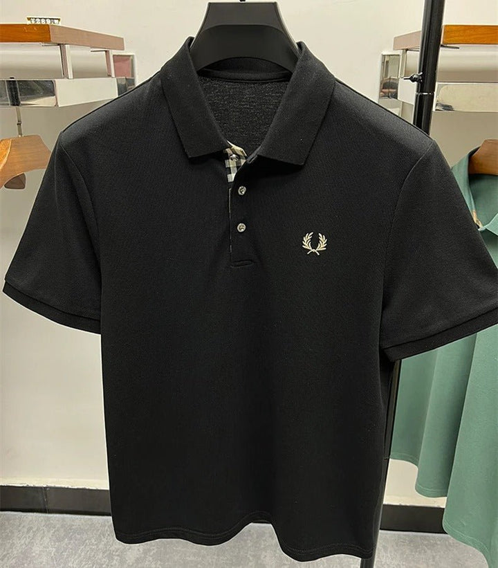 Calvin | Elite dehnbares Polo für zeitlosen Stil | 1+1 GRATIS Poloshirt für Herren