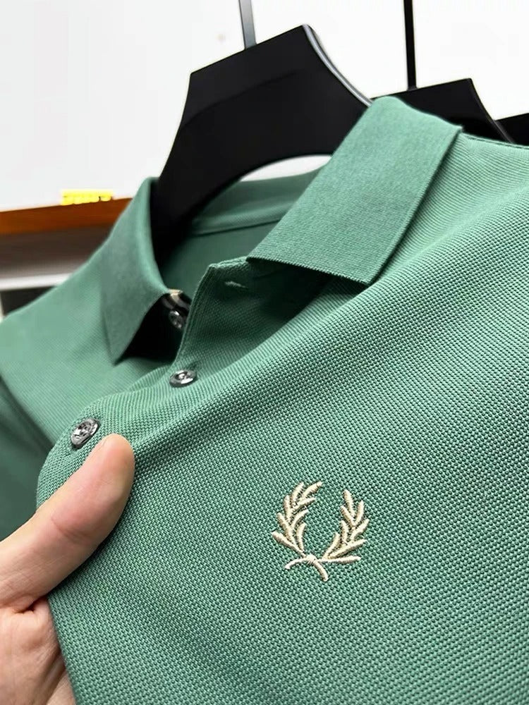 Calvin | Elite dehnbares Polo für zeitlosen Stil | 1+1 GRATIS Poloshirt für Herren