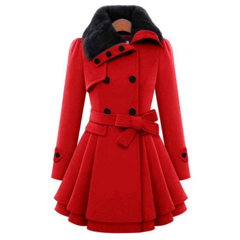 Hannah | Pure Mantel Jacke für Damen mit langen Ärmeln