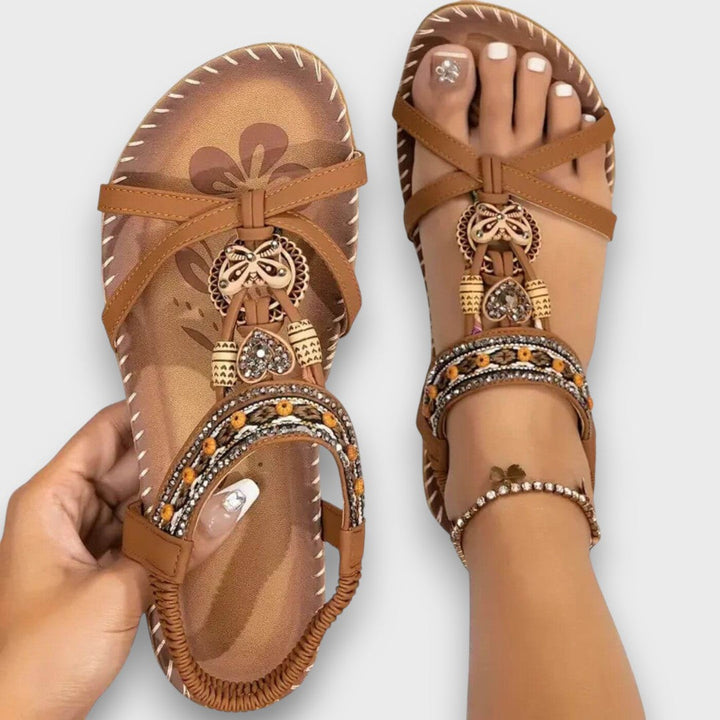 Arlena | Bohemian Sandalen für Damen mit orthopädischer Unterstützung