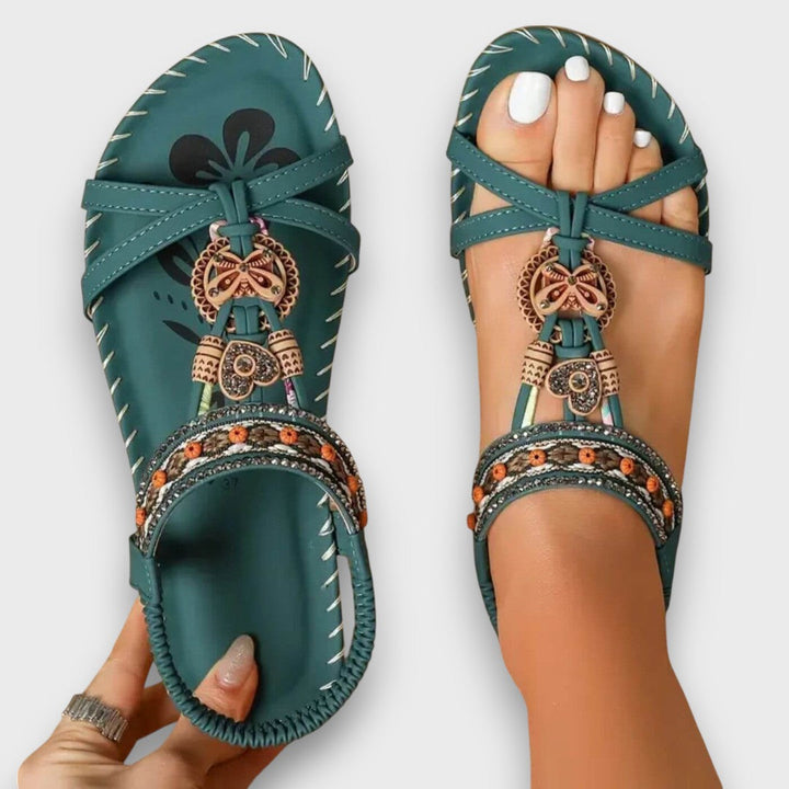 Arlena | Bohemian Sandalen für Damen mit orthopädischer Unterstützung