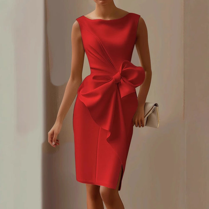 Quinn | Stylisches ärmelloses Kleid für Damen mit V-Ausschnitt