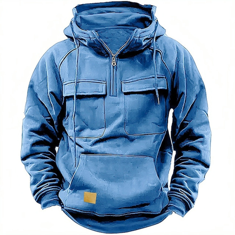 Fabio | Hochwertiger Taktischer Hoodie für Herren mit Kapuze und langen Ärmeln