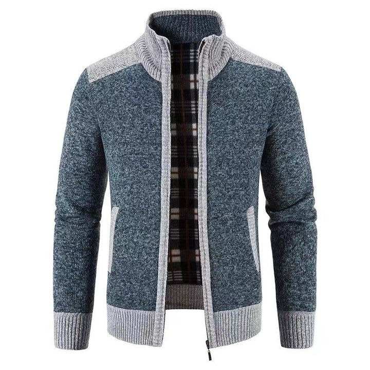 Herren Zip-Jacke Langarm mit Taschen