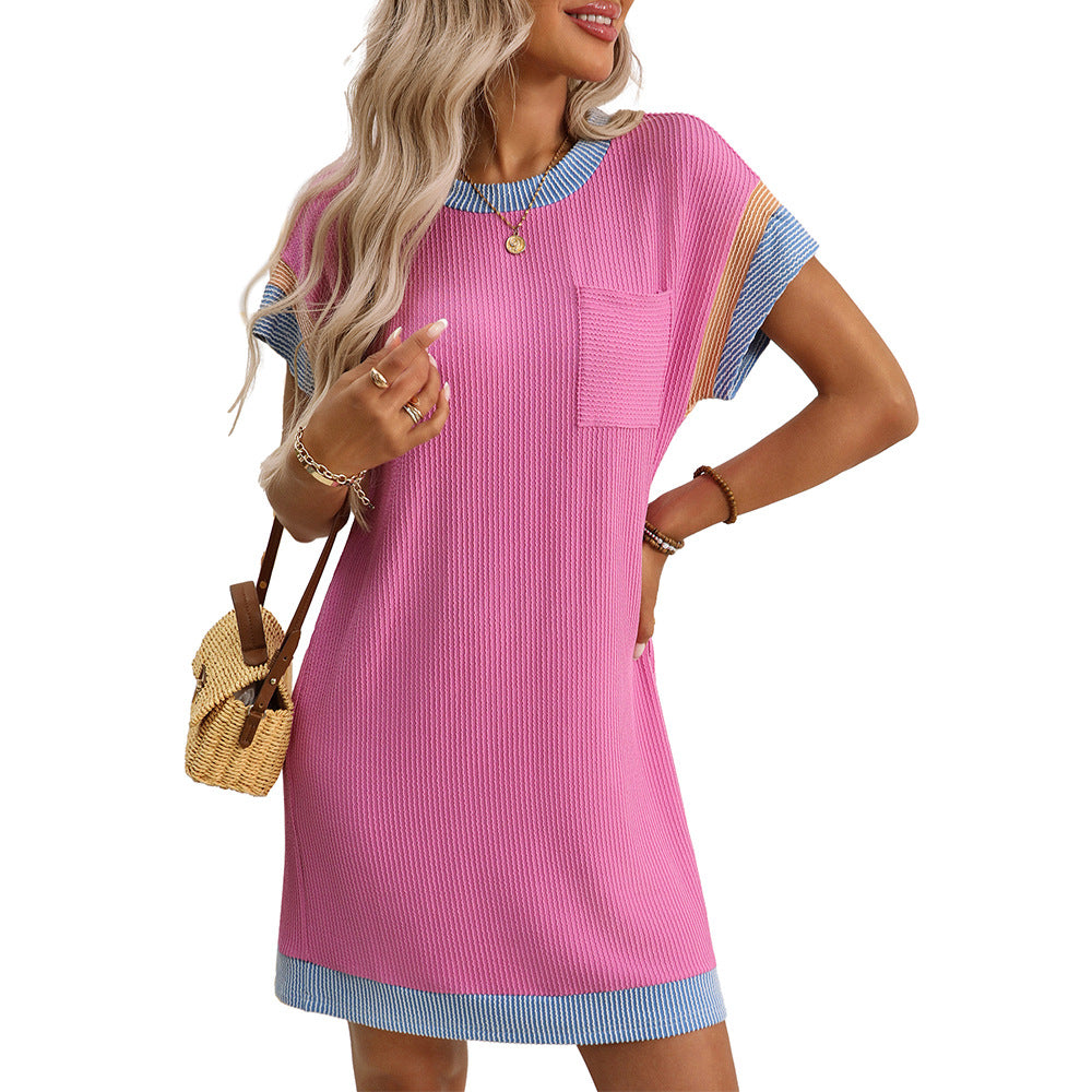 Tamryn | Bequemes leichtes geripptes Sommerkleid für Damen