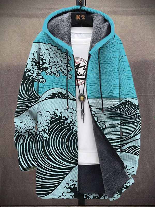 Beverly | Eleganter Kardigan für Herren mit Kunst-Inspired Elementen