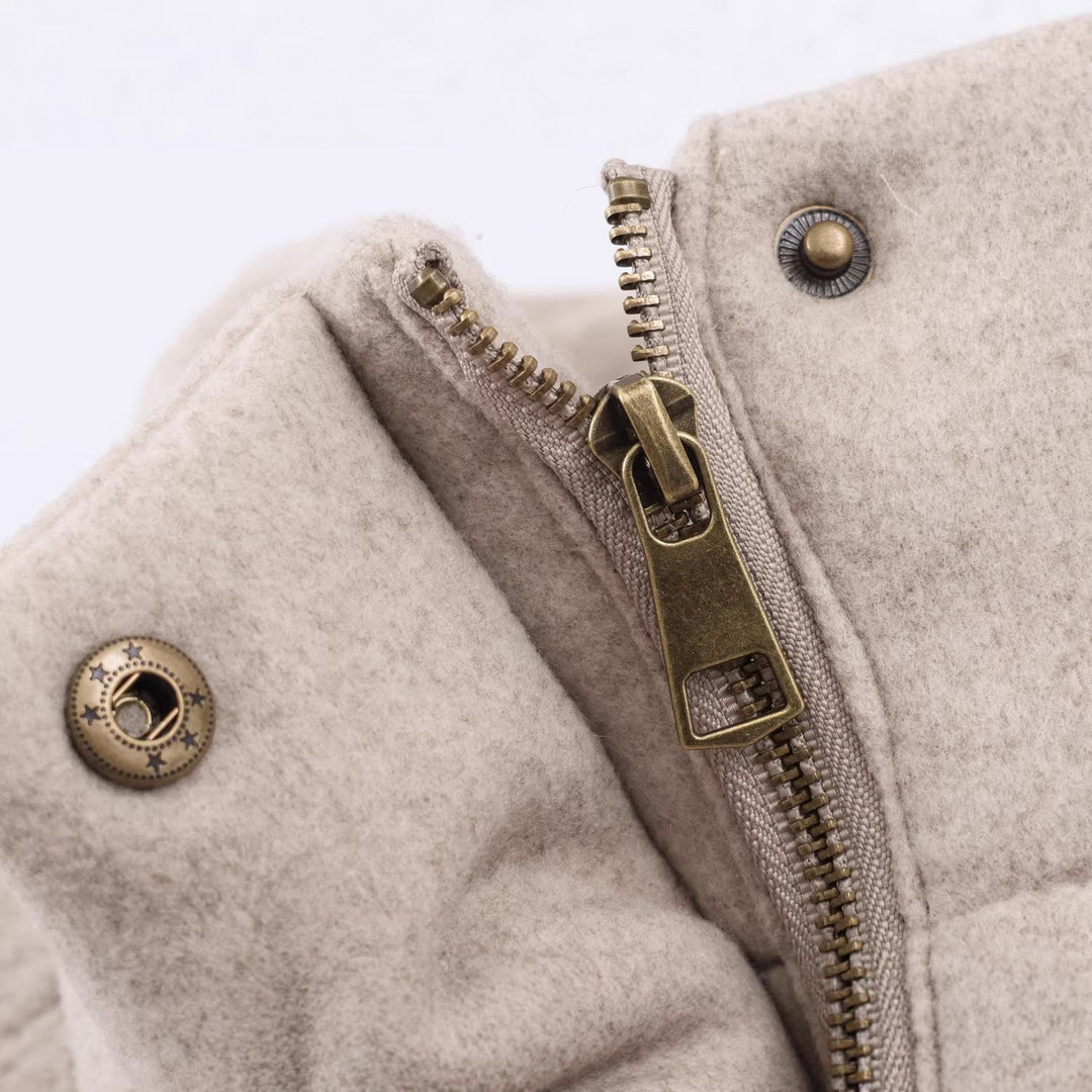 Damen Übergangsjacke mit Knöpfen und Taschen, Langarm