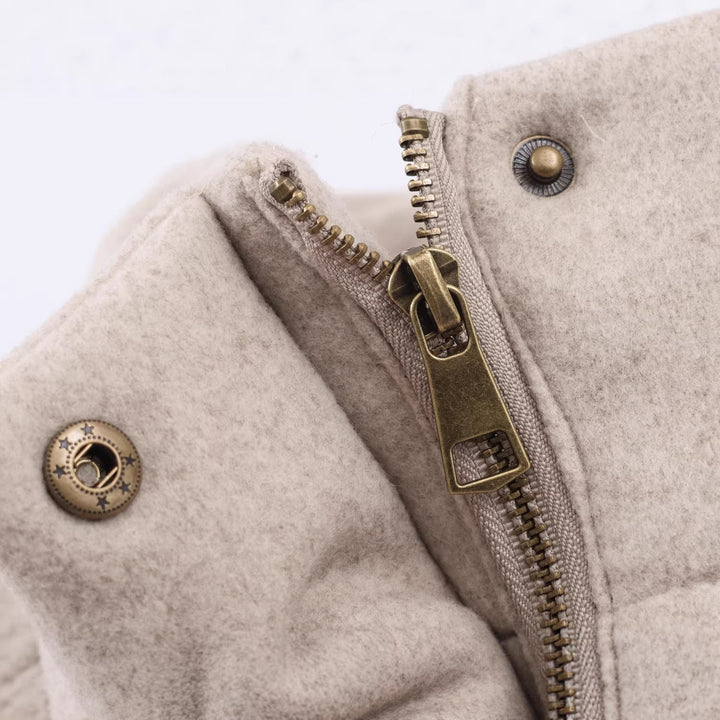 Damen Übergangsjacke mit Knöpfen und Taschen, Langarm