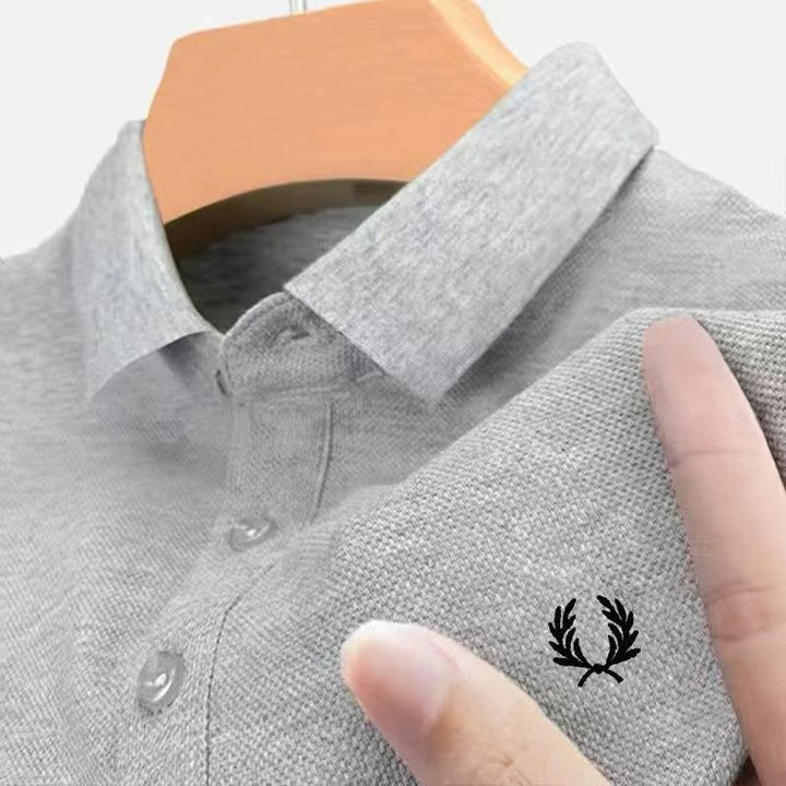 Calvin | Elite dehnbares Polo für zeitlosen Stil | 1+1 GRATIS Poloshirt für Herren