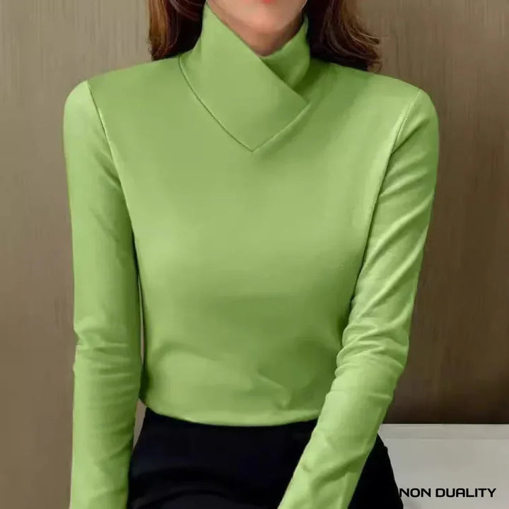 Tommaso | Eleganter Rollkragenpulli Pullover für Damen mit langen Ärmeln