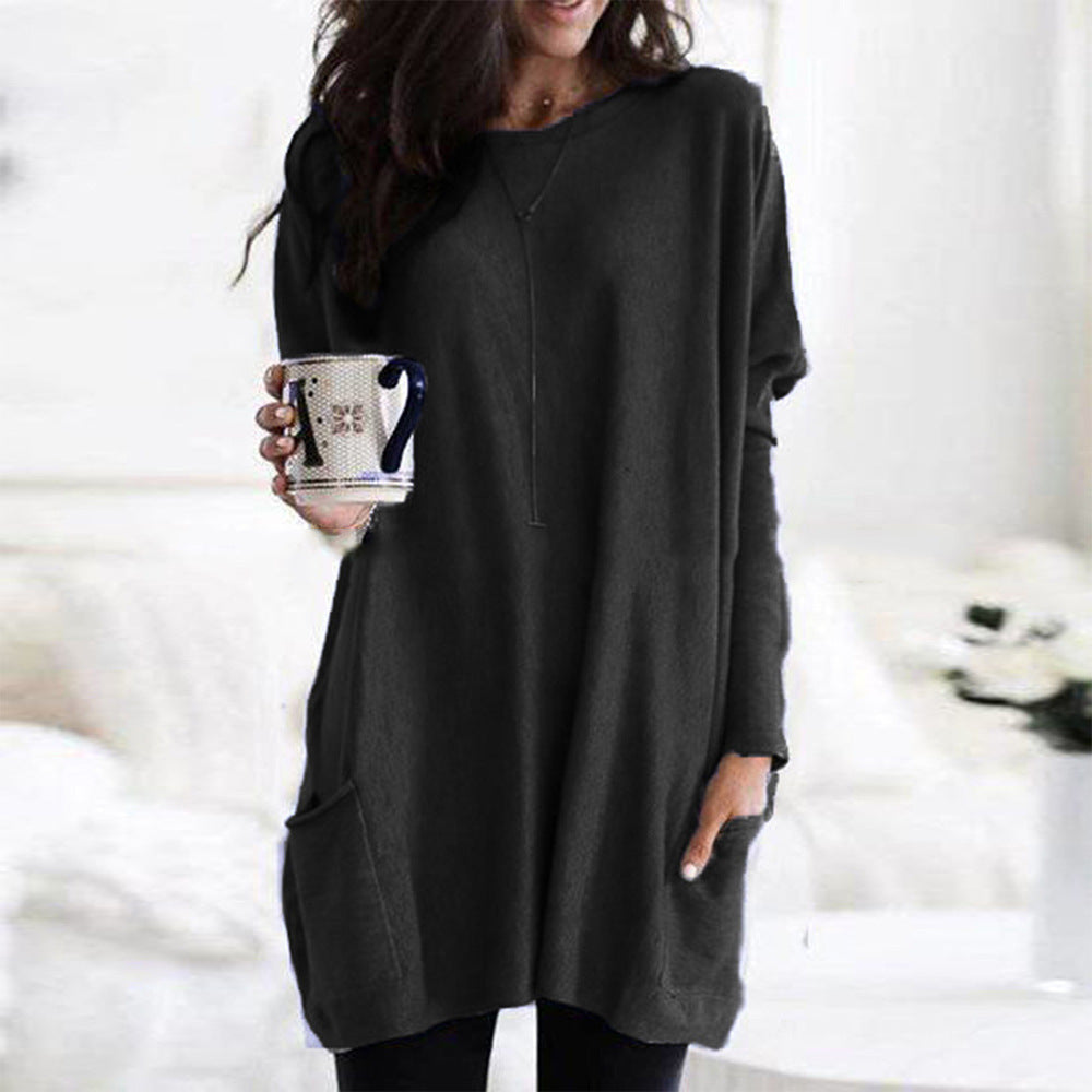 Paris | Lässiger, leichter Sweatshirt für Damen mit langen Ärmeln