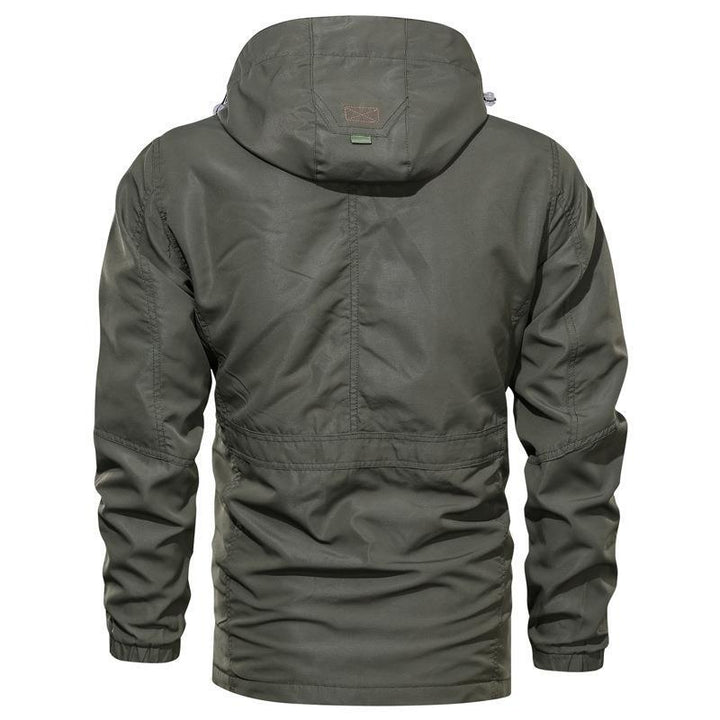 Herren Feldparka mit Tunnelzug, Kapuze und Taschen