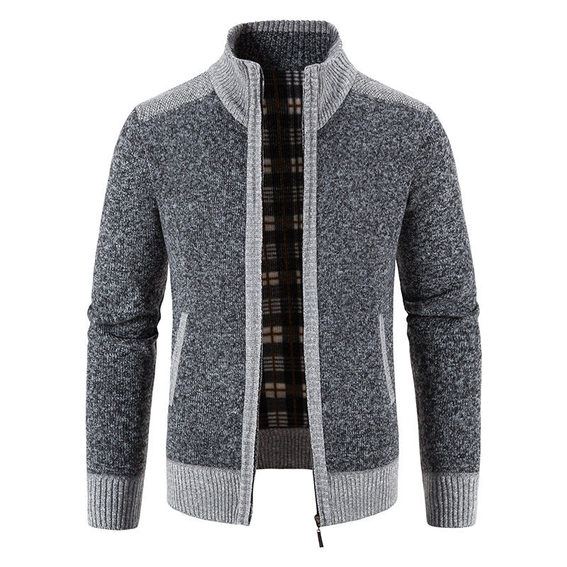Herren Zip-Jacke Langarm mit Taschen