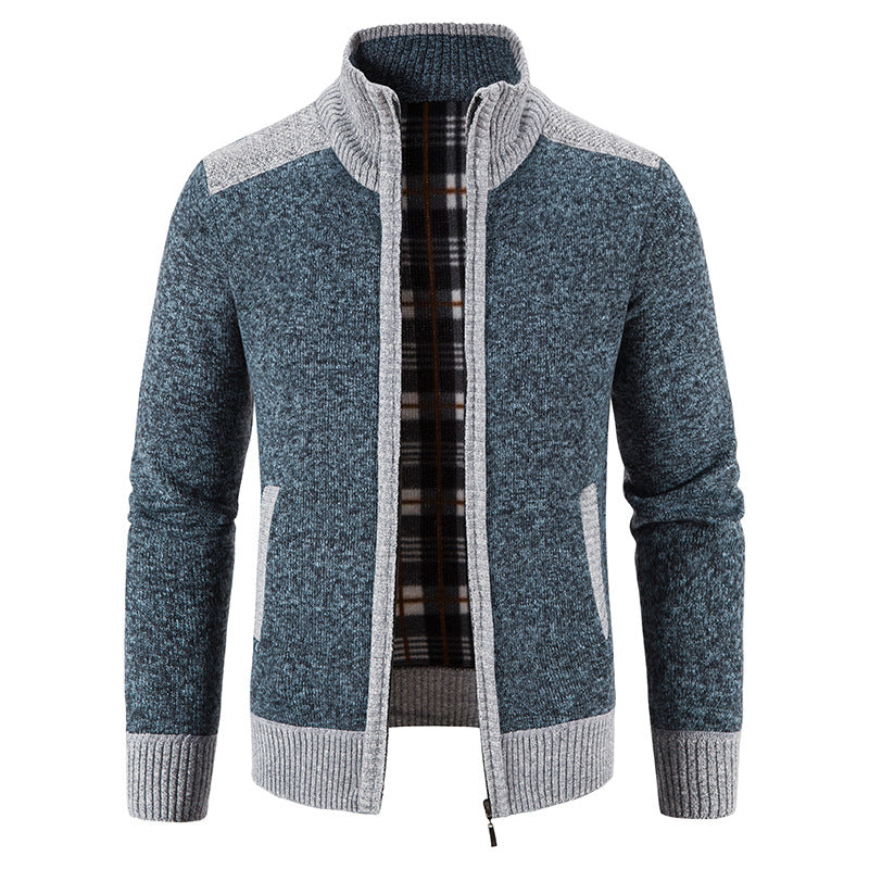 Herren Zip-Jacke Langarm mit Taschen