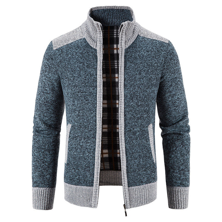 Herren Zip-Jacke Langarm mit Taschen