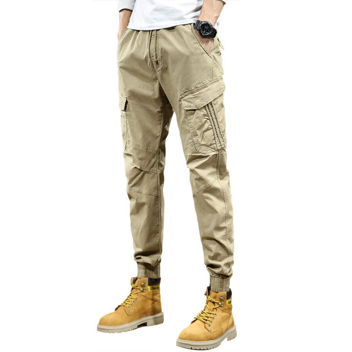 Herren Hosen mit Taschen und Kordelzug, Cargo