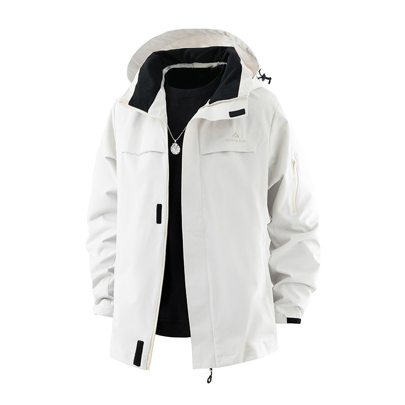Damen Jacke mit Kordelzug, Kapuze und Taschen