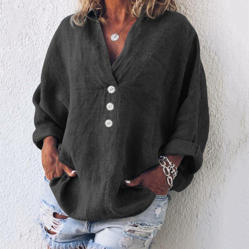 Lucia | Stilvoller Pullover für Damen mit V-Ausschnitt und langen Ärmeln
