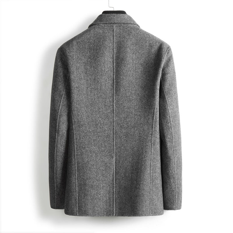 Herren Blazer mit Taschen und Knöpfen