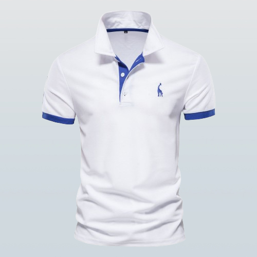 Pietro | Stilvolles Polo Poloshirt für Herren mit kurzen Ärmeln und langen Ärmeln