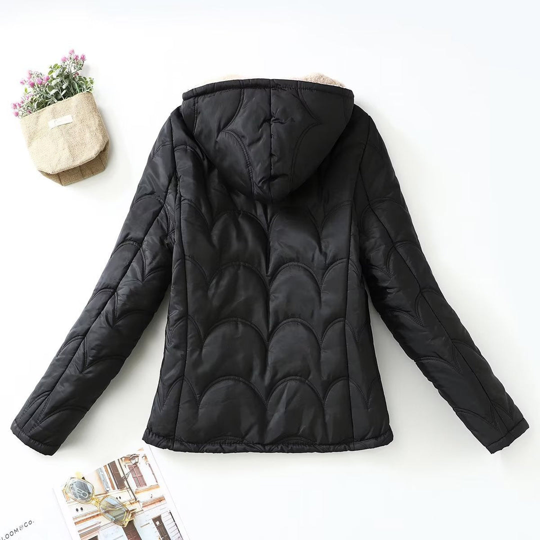 Damen Kapuzenjacke mit langen Ärmeln und Taschen