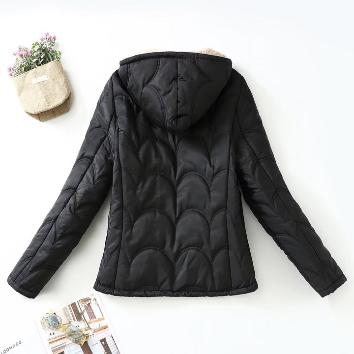 Damen Kapuzenjacke mit langen Ärmeln und Taschen