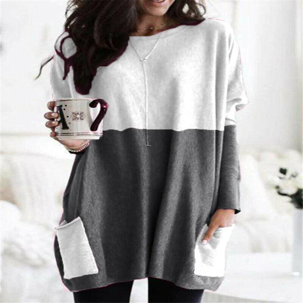 Paris | Lässiger, leichter Sweatshirt für Damen mit langen Ärmeln