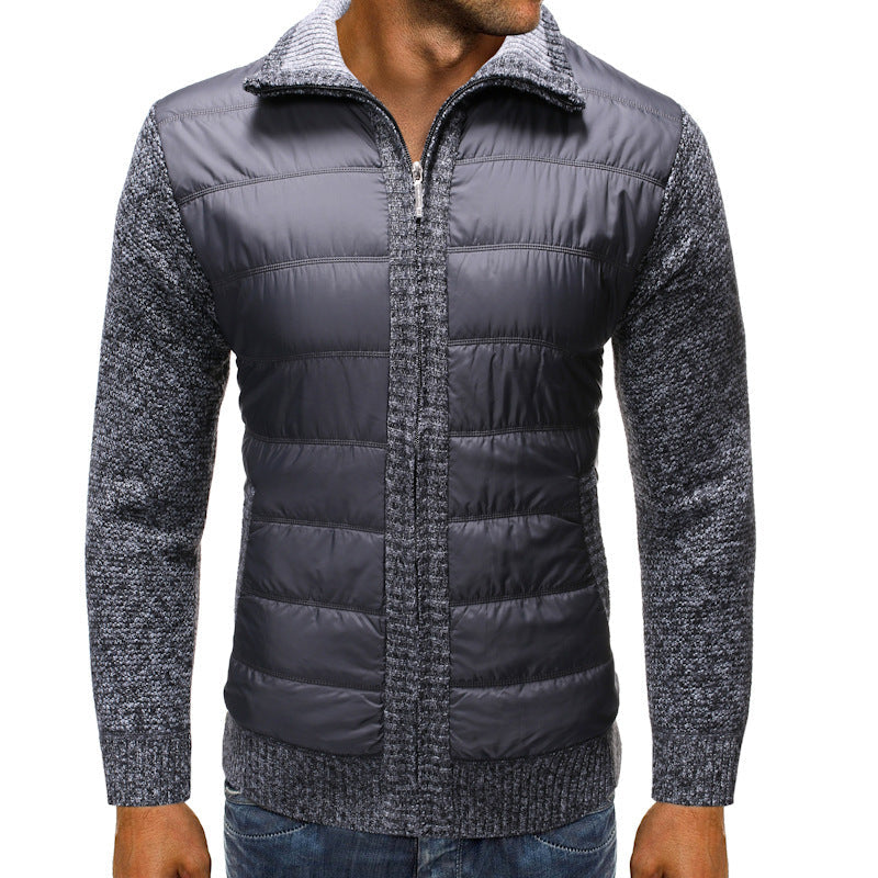 Herren Langarm-Steppjacke