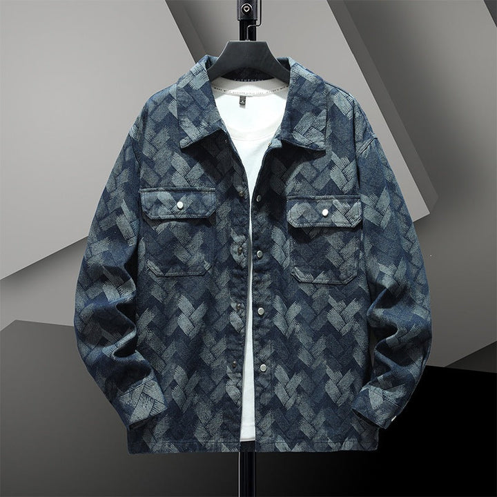 Herren Jacke mit langen Ärmeln und Taschen