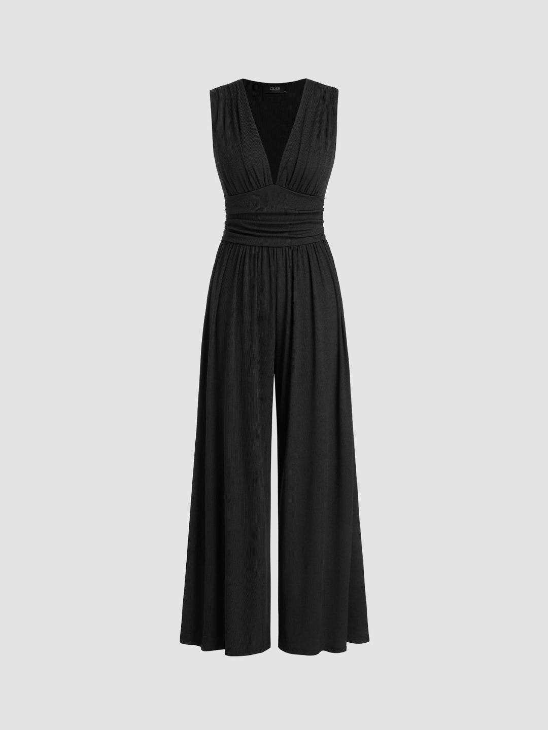 Charity | Schicker ärmelloser Jumpsuit für Damen mit weitem Bein