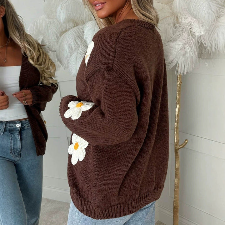 Nina | Damen Langarm-Cardigan Oversized