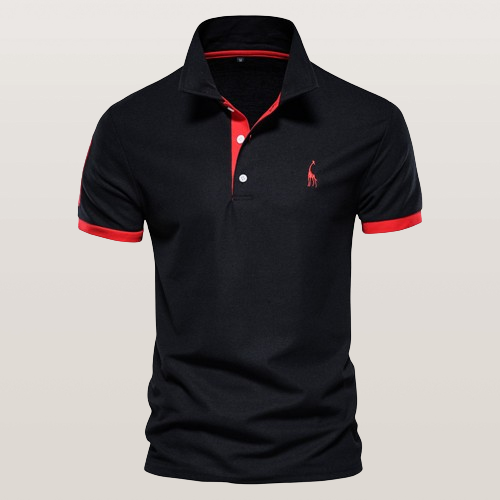 Pietro | Stilvolles Polo Poloshirt für Herren mit kurzen Ärmeln und langen Ärmeln