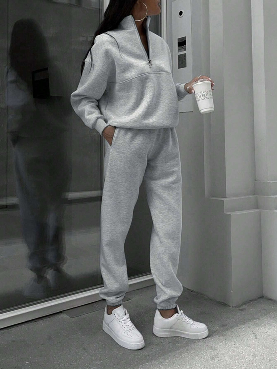 Damen Zweiteiliges Set Oversized