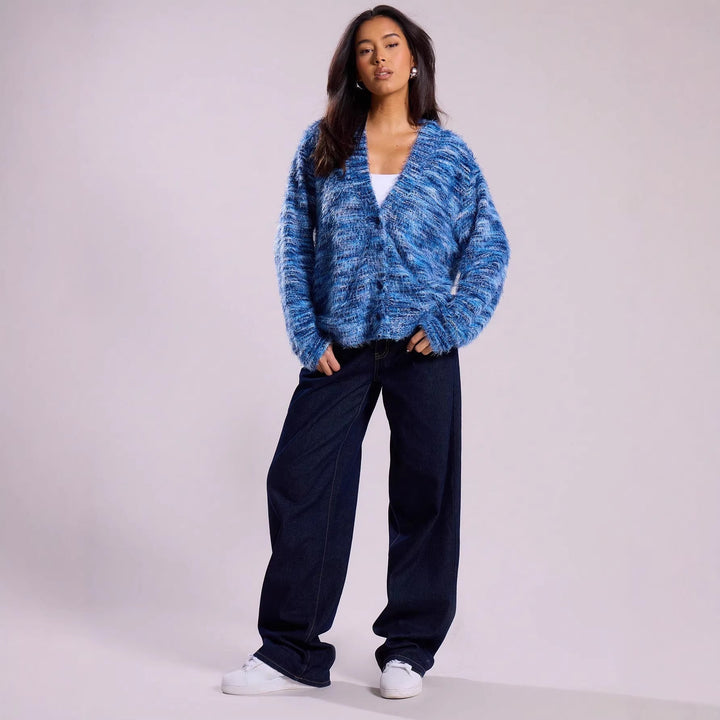 Damen Langarmpullover Oversized