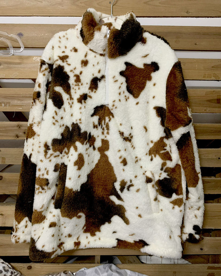 Damen Pullover mit langen Ärmeln und Reißverschluss