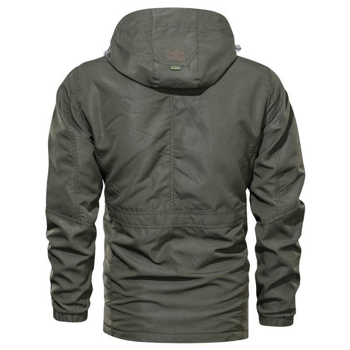 Herren Feldparka mit Tunnelzug, Kapuze und Taschen