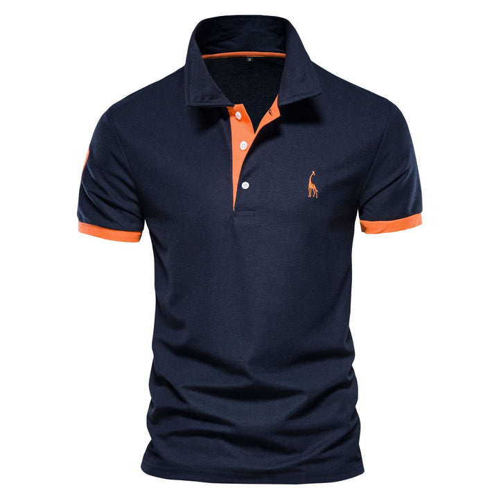 Pietro | Stilvolles Polo Poloshirt für Herren mit kurzen Ärmeln und langen Ärmeln