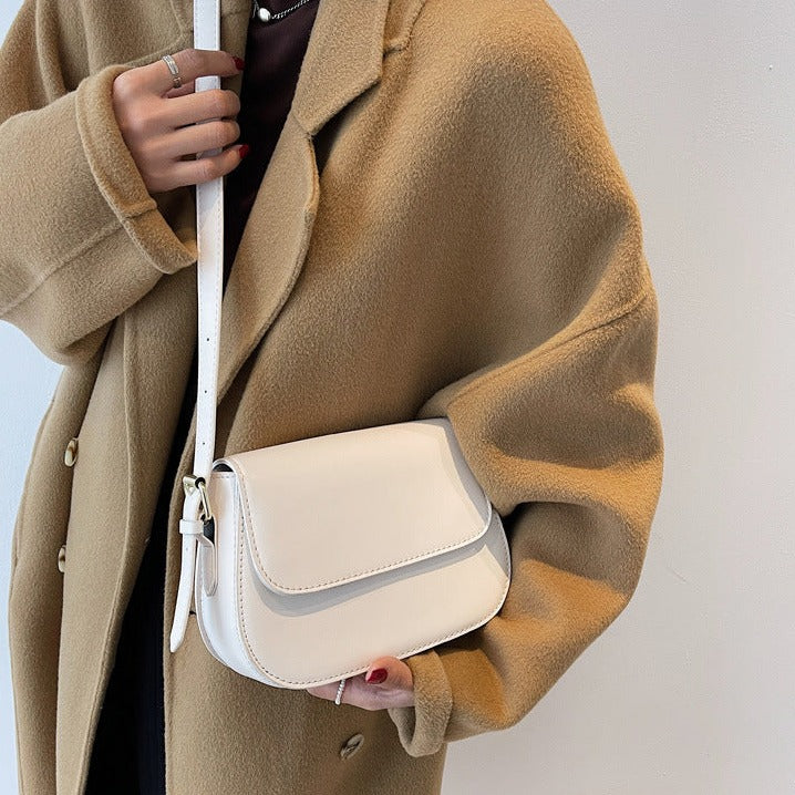 Eldborg | Elegante Schultertasche in gedämpftem Nude-Ton für Damen