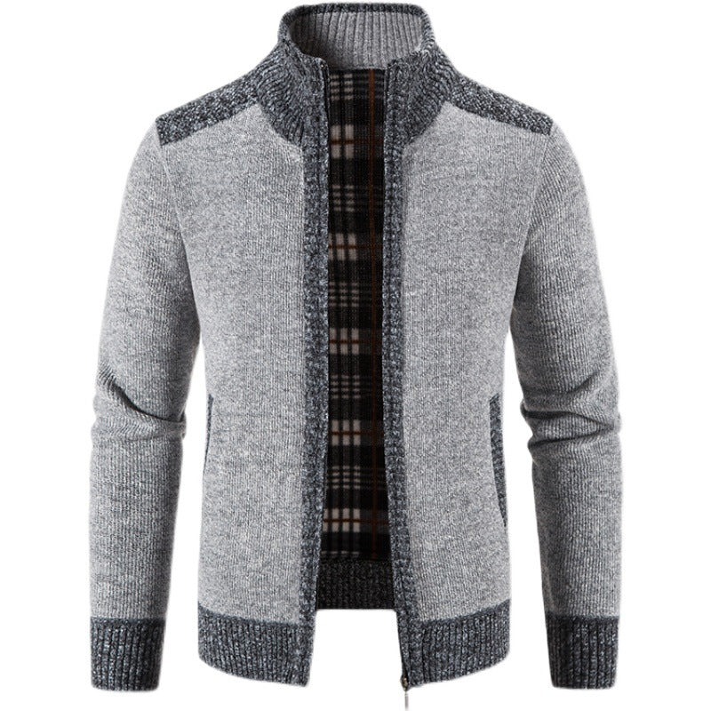 Herren Zip-Jacke Langarm mit Taschen
